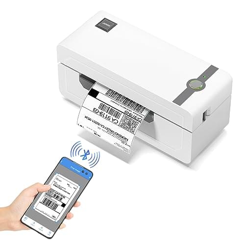 JADENS Bluetooth Thermal Label Printer, 4x6 Wireless Label Printer for Shipping Packages, Support Android, iOS, Mac OS, and Windows, Widely Used for Amazon, Ebay, Shopify, Etsy, USPS - Image 1