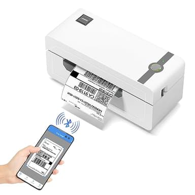 JADENS Bluetooth Thermal Label Printer, 4x6 Wireless Label Printer for Shipping Packages, Support Android, iOS, Mac OS, and Windows, Widely Used for Amazon, Ebay, Shopify, Etsy, USPS - Image 1