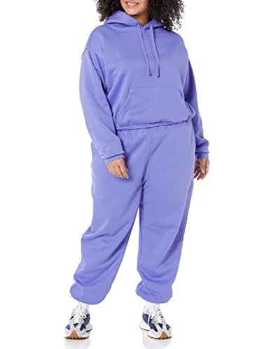 Amazon Essentials Womens Hoodies - Crop Pullover Sweatshirt (Available in Plus Size), Purple Blue, Small - Image 7