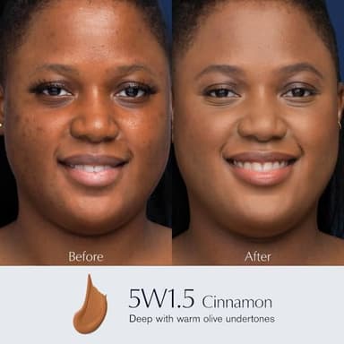 Estée Lauder Double Wear Stay-in-Place 24-Hour Long-Wear Matte Foundation Makeup, 1 Fl Oz, 5W1.5 Cinnamon - Image 3