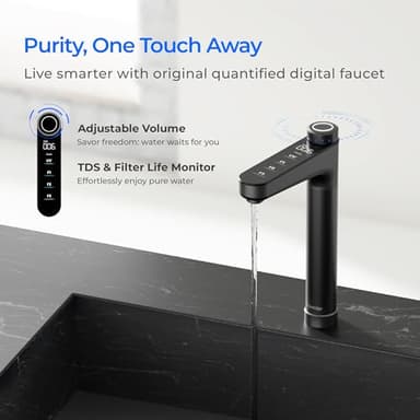 Waterdrop X16-Alkaline Tankless Reverse Osmosis System, NSF/ANSI 42&58&372 Certified, 1600 GPD RO Filter System, 11-Stage Filtration, UnderSink, 3:1 Pure to Drain, Alkaline Mineral pH+, BPA Free - Image 6