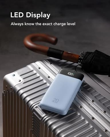 charmast 20000mAh Portable Charger with Built in Cables, 22.5W Travel Power Bank Fast Charging, USB C Cell Phone Battery Pack for iPhone 16/15/14/13/12/11 Series, iPad, Samsung, Android, Tablet - Image 9