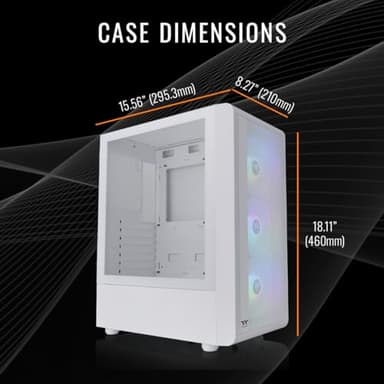 Thermaltake LCGS Quartz i1460 Gaming Desktop (Intel Core™ i5-14400F, ToughRam DDR4 3600Mhz 16GB RGB Memory, NVIDIA GeForce® RTX 5060, 1TB NVMe M.2, WiFi, Windows 11) S2QT-B760-560-LCS - Image 5
