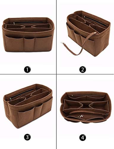 LEXSION Felt Insert Bag Organizer Bag In Bag For Handbag Purse Organizer Fits Speedy Neverful - Image 2