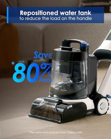 Tineco CARPET ONE Cruiser Smart Carpet Cleaner, Self-Cleaning and FlashDry, Deep Cleaning for Carpet and Upholstery 167℉ PowerDry 130W Powerful suction SmoothPower - Image 6