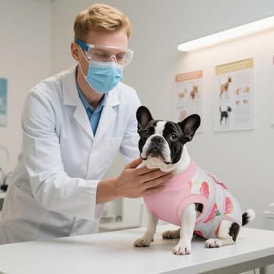 Kuoser Dog Recovery Suit Female, Dog Onesie for Surgery, Female Spay and Male Neuter Onesie for Post-Op Care, Prevent Licking Puppy Onesies, Pink L - Image 5