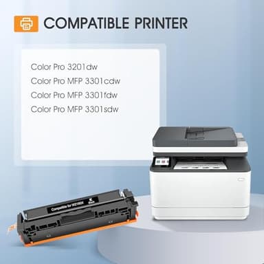 218X 218A Toner Cartridges 4 Pack 3201dw Compatible Replacement for HP 218X 218A Color Laserjet Pro MFP 3301fdw 3301cdw 3201dw 3301sdw Printer High Yield Ink Set W2180X (Black Cyan Yellow Magenta) - Image 2