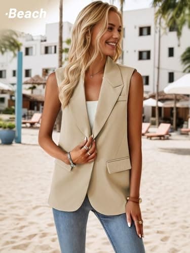 Besiness Casual Tops Outfits for Women 2025 Work Office Blazer Jacket Womens Professional Interview Attire Women Clothing Work Suit Cute Ladies Tops and Blouses Clothes Top Blazers Jackets Suits - Image 3