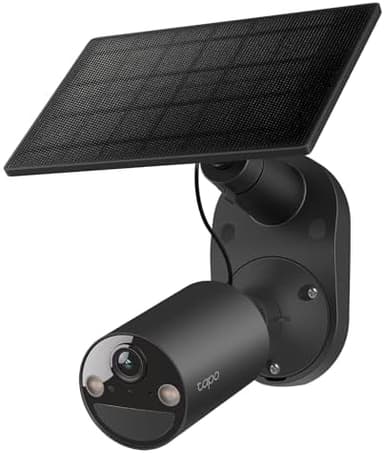 Tapo SolarCam C403 Kit, Outdoor Battery Camera w/Solar Panel, Wireless, 1080P, Free Person Detection, SD/Cloud Storage, Color Night Vision, Built-in Spotlights & Alarm, No Hub Needed, Black - Image 3