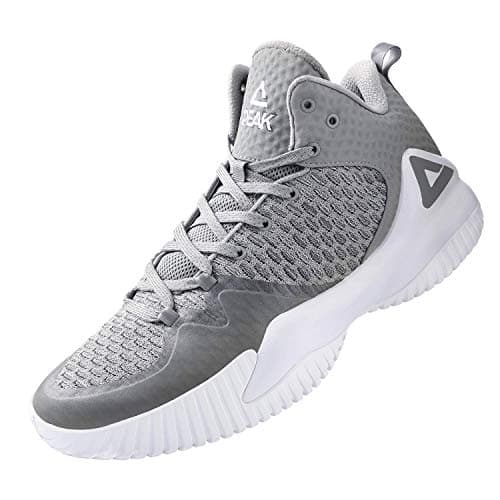PEAK High Top Mens Basketball Shoes Streetball Master Breathable Non Slip Outdoor Sneakers Cushioning Workout Shoes for Fitness - Image 1