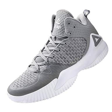 PEAK High Top Mens Basketball Shoes Streetball Master Breathable Non Slip Outdoor Sneakers Cushioning Workout Shoes for Fitness - Image 1