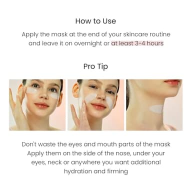 BIODANCE Bio-Collagen Real Deep Mask, Hydrating Overnight Hydrogel Mask, Pore Minimizing, Plumping, Elasticity Improvement, Korean Skincare, Stocking Stuffers for Teen Girls | 1.19oz(34g) x 16ea - Image 7