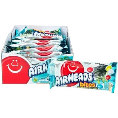 Airheads Candy Bites, Paradise Blends Flavor, Non Melting, Party, Concessions, Office, 2 Ounce (Pack of 18) - Image 1