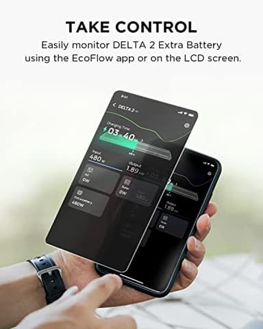 EF ECOFLOW Delta 2 Smart Extra Battery, 1024Wh LiFePO4 Expansion Battery for Power Station DELTA2 - Image 3