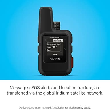 Garmin inReach Mini 2, Lightweight and Compact Satellite Communicator, Hiking Handheld, Black - Image 7