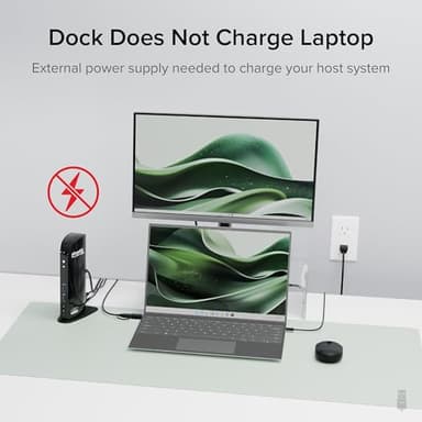 Plugable Universal Laptop Docking Station Dual HDMI Monitor for Windows and Mac (Driver Required), USB 3.0 or USB-C, 2X HDMI, Gigabit Ethernet, Audio, 6 USB Ports (UD-3900) - Image 5