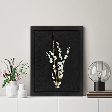 TORASO Cork Board Bulletin Board with Felt,Wood Framed Display Bulletin Board for Walls with Pins, Eye Bolts, gaskets, Screws, Pin Board for Office, School and Home(Black,1pc) - Image 2