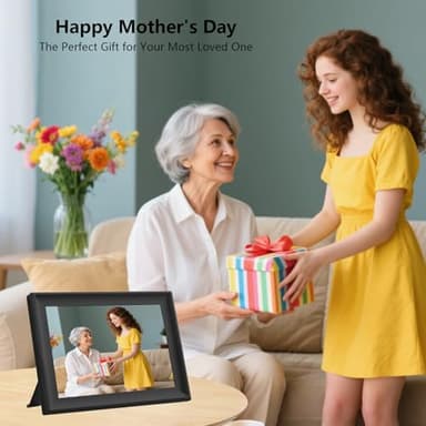 SSAWiFiFRAME Digital Picture Frame 10.1 inch Photo Frame with 50 Photos /200MB Video Sharing via Free APP 32 GB HD IPS Touchscreen, Gift for Grandparents, Parents (Birthday Christmas) - Image 9