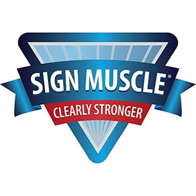 Accuform MPPE140VP Plastic Sign, "Danger Construction Area Hard Hats and Safety Glasses Required Beyond This", 10" Length x 14" Width x 0.055" Thickness, Red/Black on White - Image 2