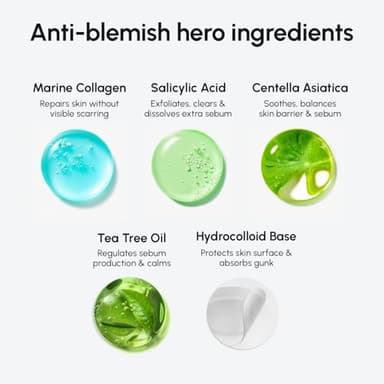 MAREE Invisible Pimple Patches - Clear Pimple Patches for Face - Hydrocolloid Acne Patches Anti Blemish - Zit Stickers for Face - Parches Para Acne - Pinple Zit Patches Pimple Stickers - 72 Dots - Image 6