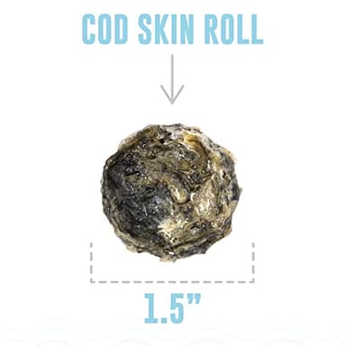 Icelandic+ Skin Rolls: Cod - 3oz Bag, Dog Treats, Pure Wild-Caught Air-Dried Fish, Single Ingredient Snacks, Pe Chews, Just The Fish Nothing Else - Image 4
