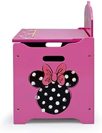 Delta Children Deluxe Toy Box, Disney Minnie Mouse - Image 7