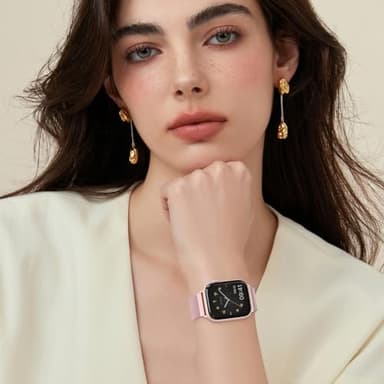 Original Stainless Steel Mesh Loop Compatible with Apple Watch 38mm 40mm 41mm 42mm 44mm 45mm 46mm 49mm Women Men, Magnetic Clasp Replacement for iWatch Bands Series 11 10 9 8 7 6 5 4 Ultra SE 3 2 1 - Image 7