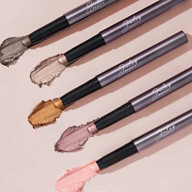 Julep Eyeshadow 101 Crème-to-Powder Waterproof Shadow Stick Duo – Long-Lasting, Crease-Proof, Easy Appy with Built-in Smudger - Pearl & Rose Shimmer - Image 10