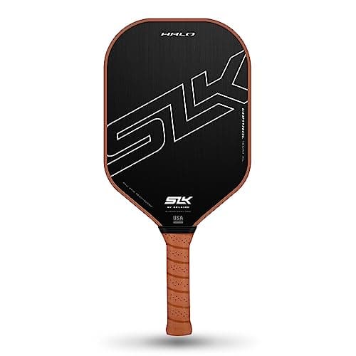 Selkirk Sport SLK Halo Control XL Pickleball Paddle | Raw Carbon Fiber Pickleball Paddles with a Rev-Core Power Polymer Core | Designed for Ultimate Spin & Power | Black - Image 1