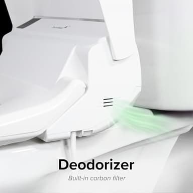 SmartBidet® SB-3000 Electric Smart Bidet™ Toilet Seat for Elongated Toilets with Remote Control with Screen, Unlimited & On Demand Warm Water - Image 5