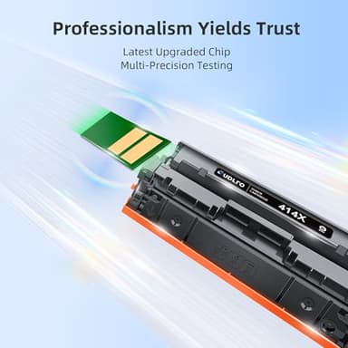 414X Toner Cartridges (with CHIP) Replacement for HP 414A Toner Cartridges 4 Pack - HP 414X Work for HP Color Laser Jet Pro MFP M479fdw M454dw M479fdn M454dn M479dw M479, 414X Toner W2020X - Image 5