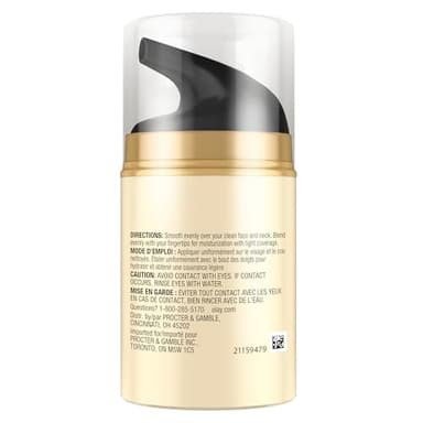 Olay CC Cream, Total Effects Moisturizer with Foundation, 7-in-1 Hydrates, Replenishes, Brightens, Evens Tone, Minimizes Look of Pores, Firms, Smooth- Sheer Coverage, Anti-Aging, 1.7 oz - Image 6