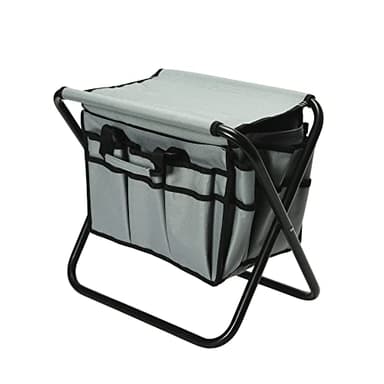 Household Essentials Household Essentials Collapsible Utility Stool, Gray - Image 1