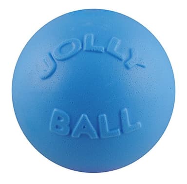 Jolly Pets Bounce-n-Play Dog Toy Ball, 8 Inches/Large, Blueberry, (Model: 2508 BB) - Image 1