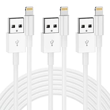 QZIIW iPhone Charger Cable 10 Ft,[Apple MFI Certified] 3Pack Extra Long USB to Lightning Cable 10 Feet,Apple Charging Power Cord 10 Foot for iPhone 14 13 12 11 Pro Max Mini XR X 9 8 7Plus 6s ipad - Image 1