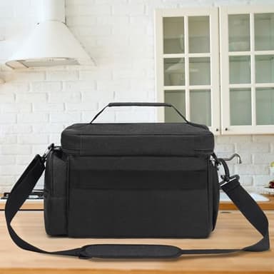 Breast Pump Bag Fit for Spectra S1 and S2, Pumping Bag with Waterproof Mat for Pump Accessories, Portable Pump Carrying Case for Work, Travel and Family Use, Black - Image 8