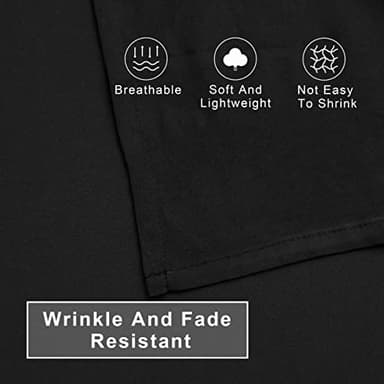 FLXXIE 4 Pieces Toddler Bedding Set, Soft and Breathable Microfiber Crib Sheet Set, Includes Quilted Comforter, Flat Top Sheet, Fitted Sheet, Envelope Pillow Case for Boys and Girls, Black - Image 2