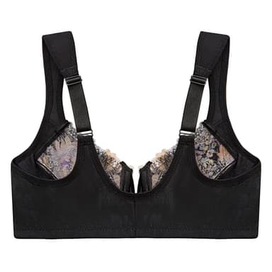 Glamorise Full Figure Plus Size Wonderwire Front-Closure Bra Underwire #1245 - Image 5