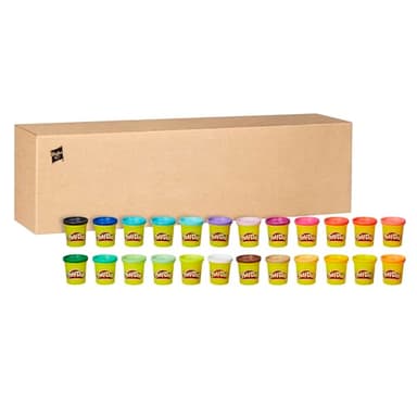 Play-Doh Modeling Compound 24-Pack Case of Colors, Non-Toxic, 3 Oz Cans of Assort. Colors, Back to School Classroom Supplies, Preschool Toys, Ages 2+ (Amazon Exclusive) - Image 11