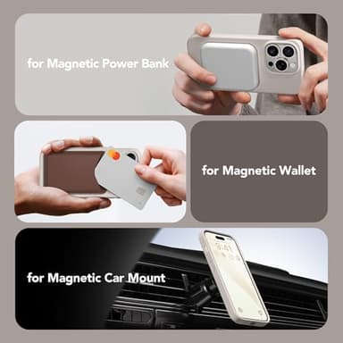 GONEZ for iPhone 14 Pro Max Case Silicone, Compatible with MagSafe, with Screen Protector + Camera Lens Protector, Liquid Silicone Shockproof Protective Phone 14 ProMax Case 6.7", Stone - Image 4