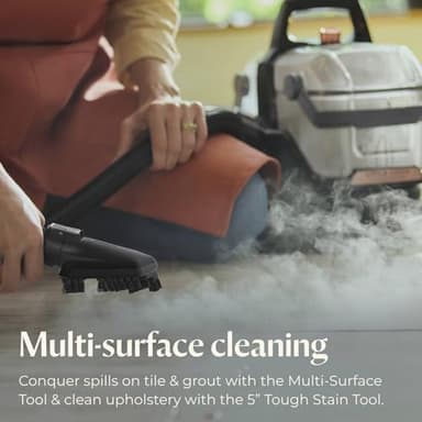 BISSELL Little Green HydroSteam Multi-Purpose Portable Carpet and Upholstery Cleaner, Car and Auto Detailer, 3618 - Image 3