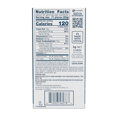 LILY'S Salted Caramel Milk Chocolate Style No Sugar Added, Sweets Bars, 2.8 oz (12 Count) - Image 3