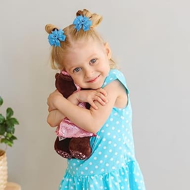 Choicbaby 2.3 Inches Mini Baby Hair Bows 60pcs Grosgrain Ribbon Toddler Hair Accessories with Alligator Clip Bow for Baby Girls Toddlers Gift - Image 6