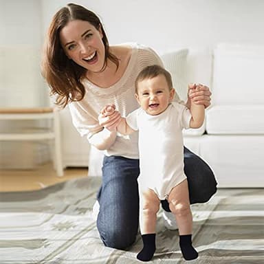 GRPSKCOS Baby Socks Non Slip 12 Pairs Toddler Anti Skid Socks for 0-7 Years Infants Little Kids Boys Girls (#1 Multicolor-12 Pairs, 1-3T) - Image 4