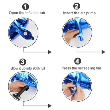 Navy Blue Number 10 Balloon 40 inch, 10 Number Balloons, 10th Navy Blue Birthday Decorations, 10 Year Old Girls Boys Blue Party Supplies - Image 4