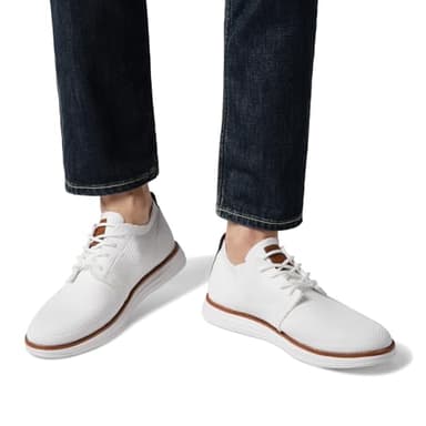 Bruno Marc Men's CoolFlex Breeze Mesh Sneakers Oxfords Lace-Up Lightweight Casual Walking Shoes,Size 12,01 White,Grand - Image 6