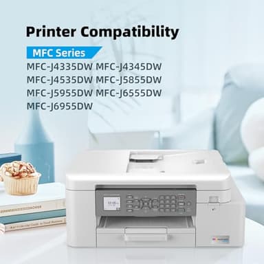 belietop LC406XL Ink Cartridges High Yield Compatible for Brother LC406XL LC406 use with MFC-J4335DW MFC-J4535DW MFC-J5855DW MFC-J6555DW MFC-J6955DW Printer (Black, Cyan, Magenta, Yellow, 4 Pack) - Image 2