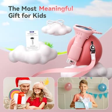 Hideal HP40 Microscope for Kids [Easy and Fun] 2" IPS Portable Handheld Kids Microscope Miniscope, Pocket Mini Scope Educational Science Kit, Birthday Easter Gifts for Kids, PC View, Pink - Image 9
