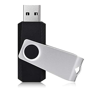 KEXIN 10 Pack 32GB USB Flash Drive Bulk Flash Drive Thumb Drive Memory Stick USB 2.0 Flash Drive Swivel Drive Black (32 GB, Black 10 Pack) - Image 2