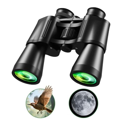 MAGNIDOG 10x50 Binoculars for Adults and Teens – HD Optics for Bright and Clear Viewing, Perfect for Bird Watching, Hunting, Sports, and Stargazing – Durable, Wide Field, and Low-Light Performance